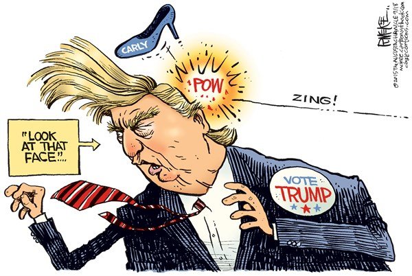 کاریکاتور ترامپ