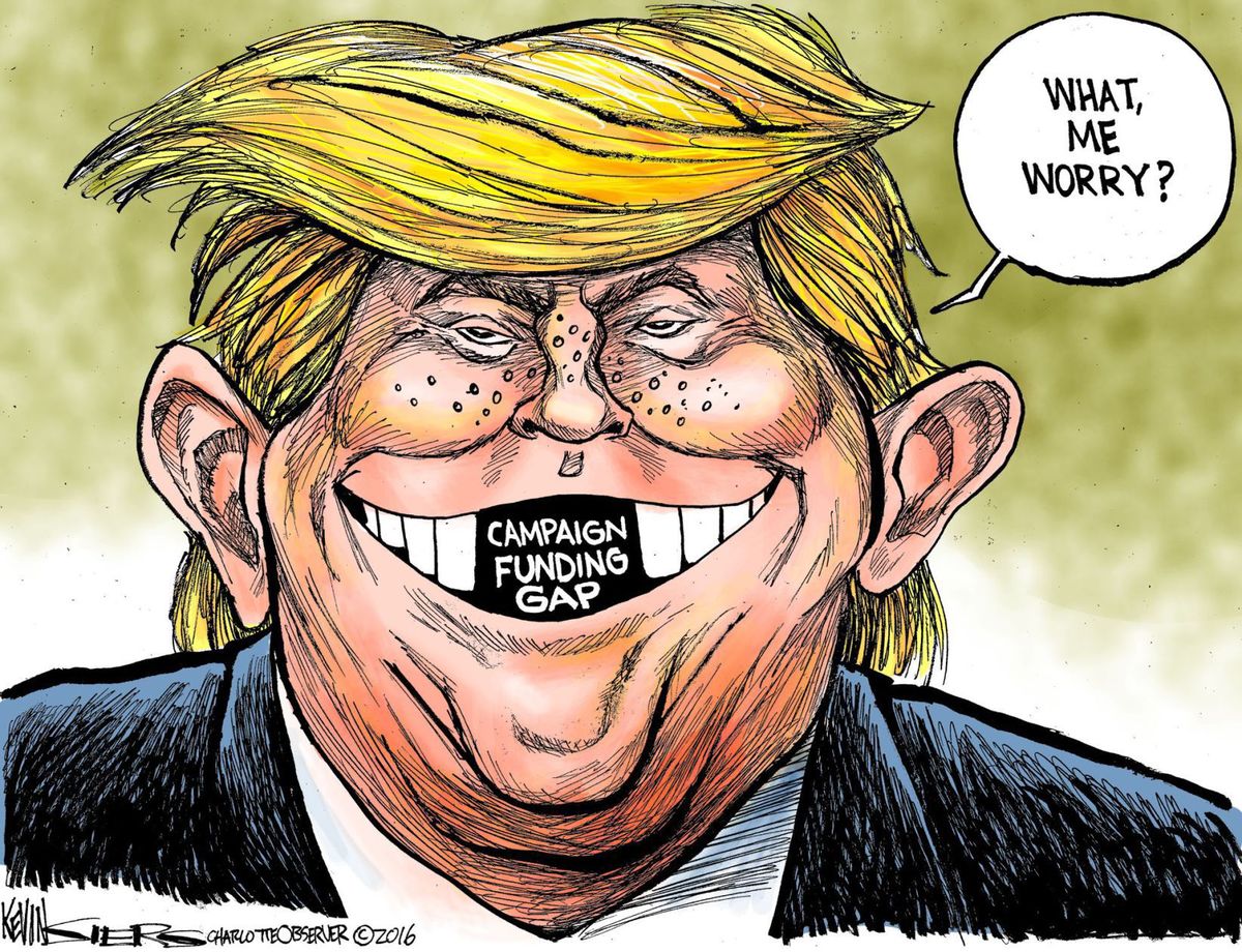 کاریکاتور دونالد ترامپ