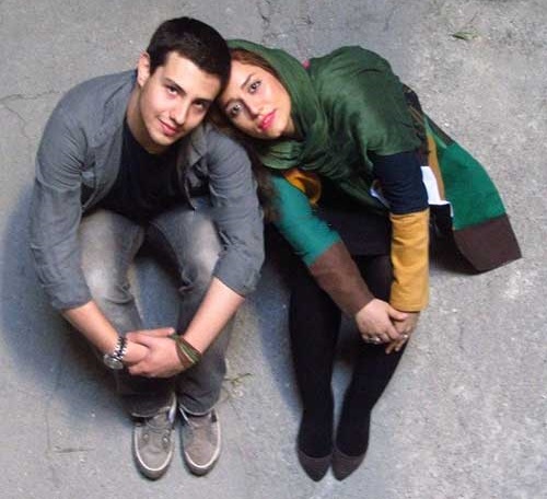 عکس امیر کاظمی و همسرش مهتاب محسنی