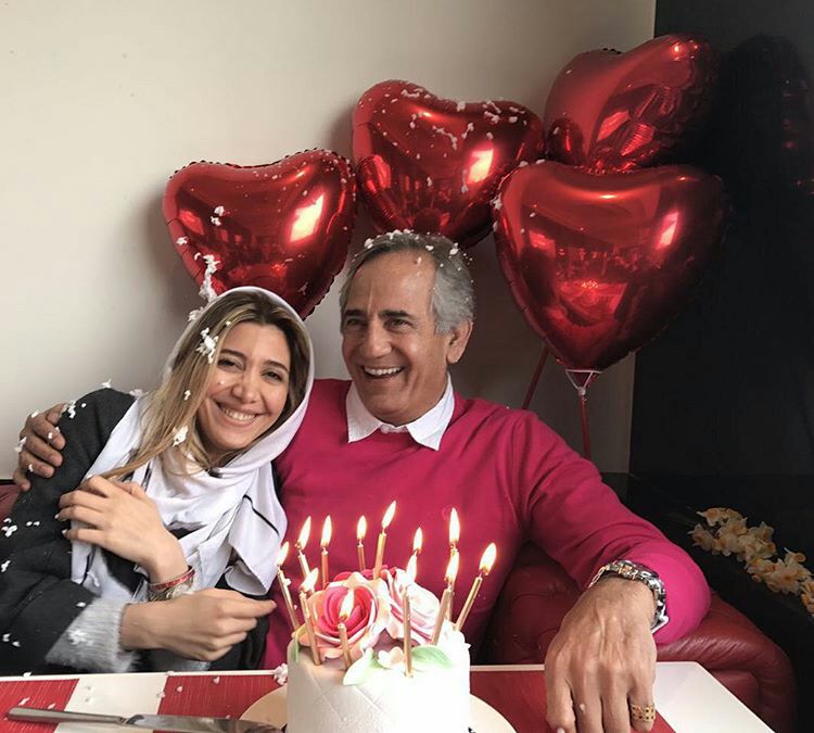 عکس های جشن تولد مجید مظفری در کنار دخترش 