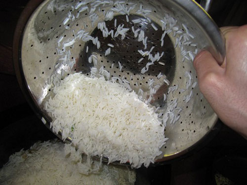 پخت برنج،پخت برنج بدون روغن 