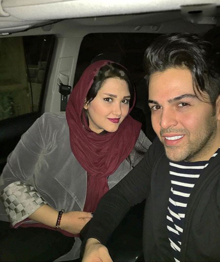 عماد طالب زاده و همسرش