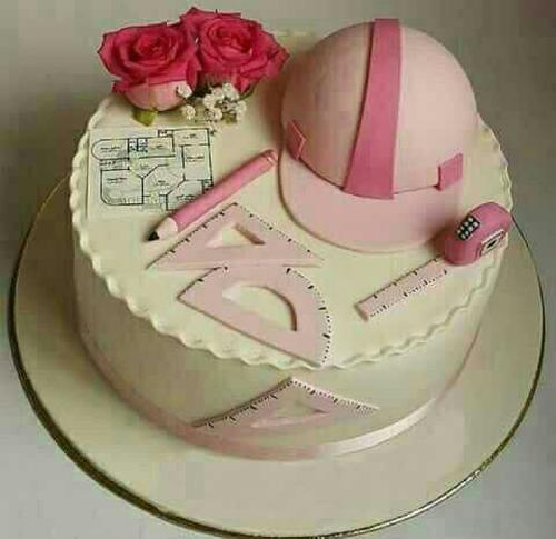 کیک روز مهندس دخترانه