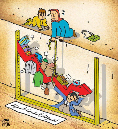 کاریکاتور تورم و گرانی عید نوروز