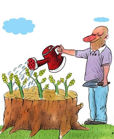 کاریکاتور روز درختکاری 