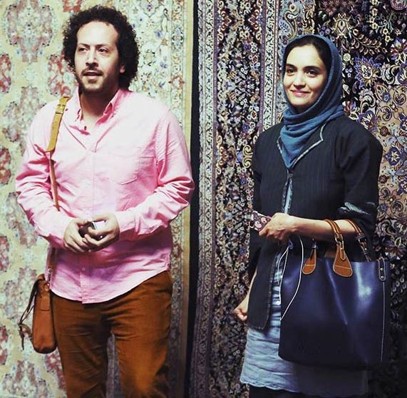 میترا حجار و همسرش سینا حجازی