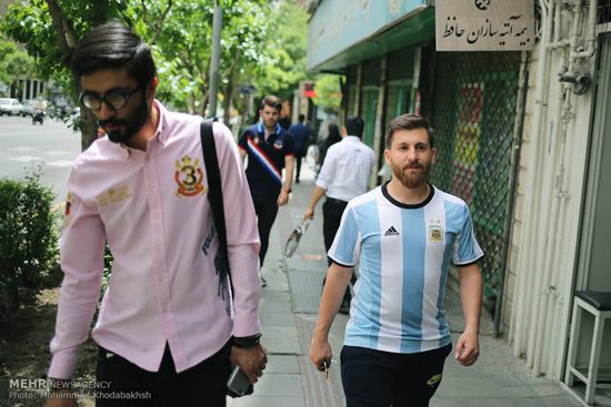 عکس/ رضا پرستش، بدل ایرانی لیونل مسی