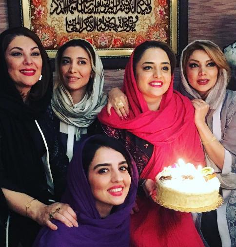 جشن تولد نرگس محمدی