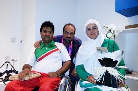 زهرا نعمتی و همسرش رهام شهابی‌پور