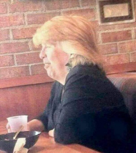 عکس/ شباهت عجیب این زن به ترامپ سوژه کاربران شد!