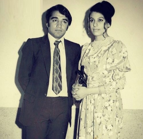 گوهر خیراندیش و همسرش جمشید اسماعیل‌ خانی