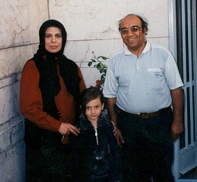 گوهر خیراندیش و همسرش جمشید اسماعیل خانی