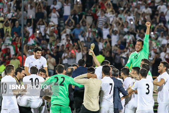 جشن صعود به جام جهانی در آزادی