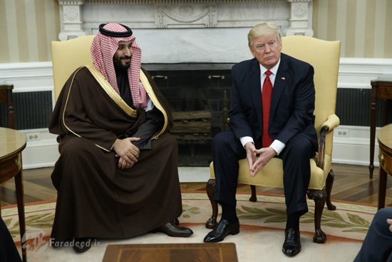دیدار ولیعهد جدید عربستان محمد بن‌ سلمان با ترامپ و اوباما