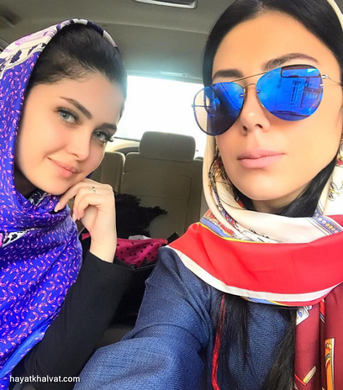 مدل ایرانی مائده محمدی در کنار همسرش