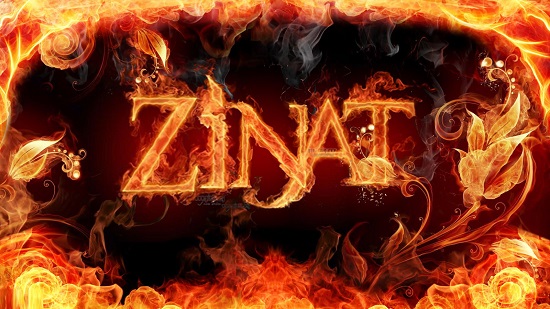 اسم زینت آتشین انگلیسی