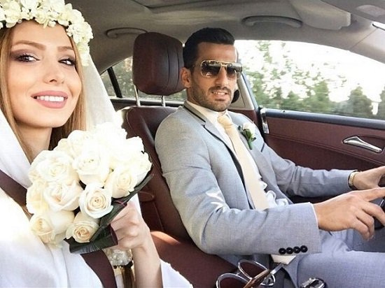 مراسم ازدواج احسان حاج صفی و همسرش