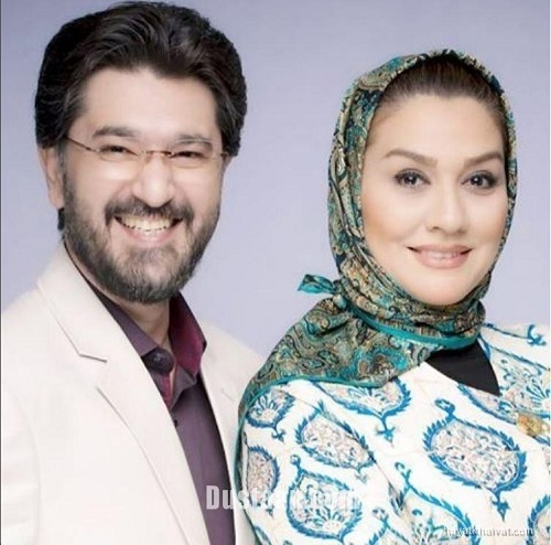 عکس دو نفره امیرحسین مدرس و همسر دومش