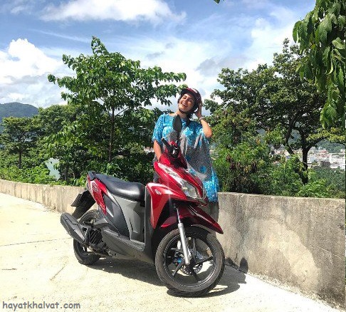 موتورسواری الناز شاکر دوست در تولد 33 سالگی اش+عکس