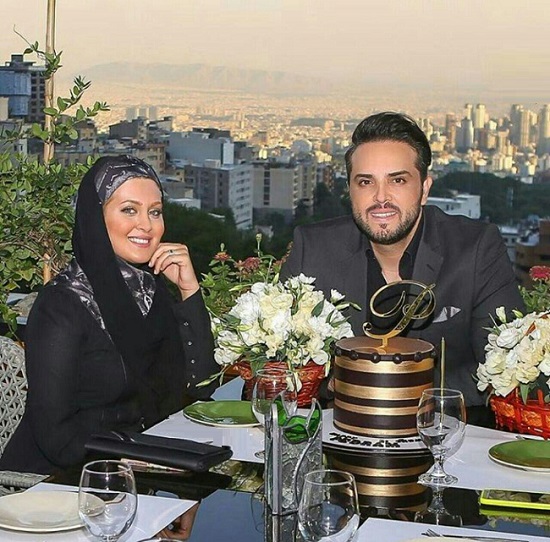عکس/پدرام کریمی و همسرش یاسمن شاه حسینی