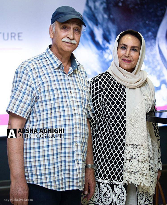 محمود پاک نیت و همسرش مهوش صبرکن