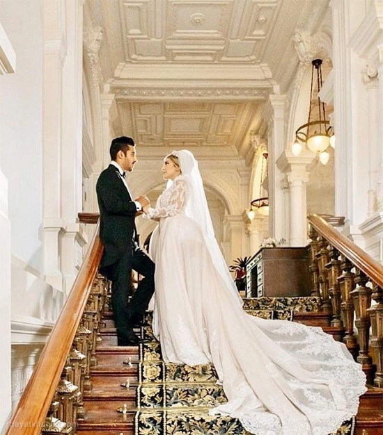 عکس عروسی رضا قوچان نژاد و همسرش سروین بیات
