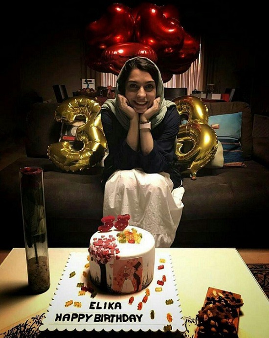 جشن تولد عاشقانه الیکا عبدالرزاقی در 38سالگی+عکس