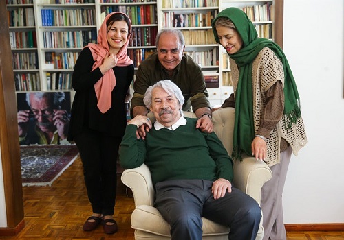 عکس داوود رشیدی و همسرش احترام برومند، لیلی رشیدی و پرویز پرستویی