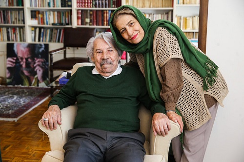 عکس داوود رشیدی و همسرش احترام برومند