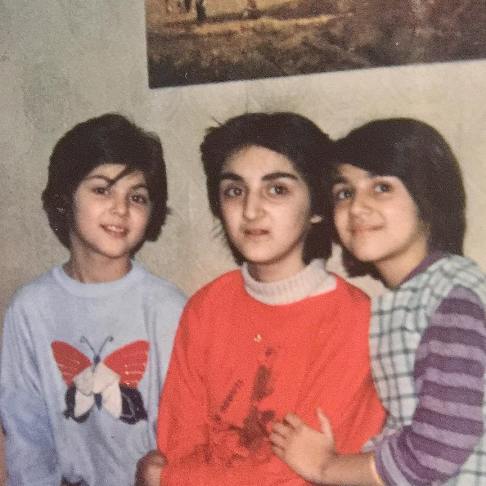 عکس کودکی خواهران اسکندری
