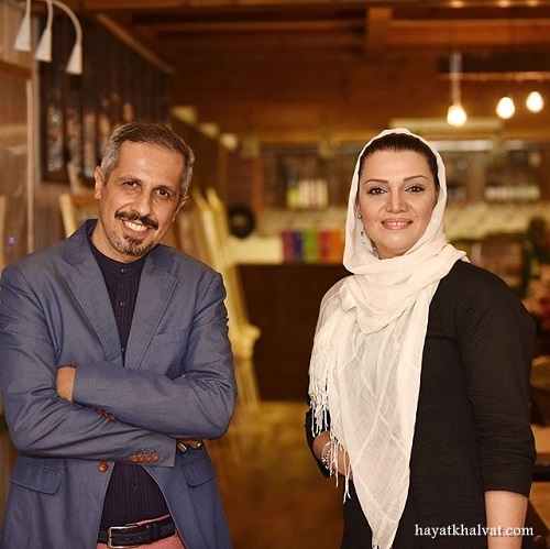 بازیگران در افتتاحیه گالری کافه جواد رضویان