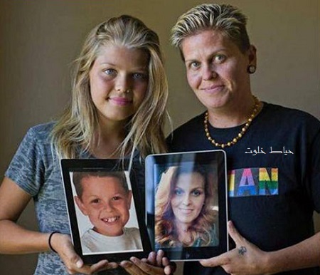 این مادر و پسر, پس از تغییر جنسیت حالا پدر و دختر هستند!+عکس