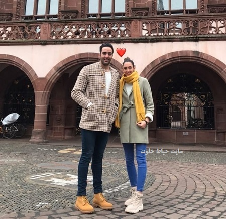 کیمیا علیزاده و همسرش در آلمان 