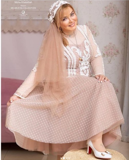 مدل لباس خاص بهاره رهنما برای سالگرد ازدواجش