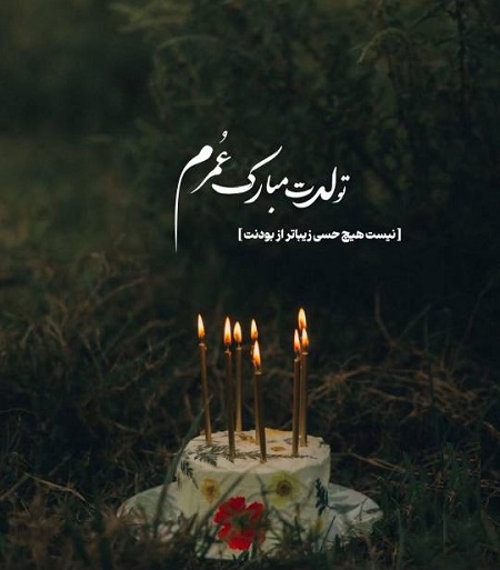 تولدت مبارک عمرم تولدت مبارک عمرم