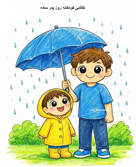 نقاشی پدر و پسر نقاشی پدر و پسر