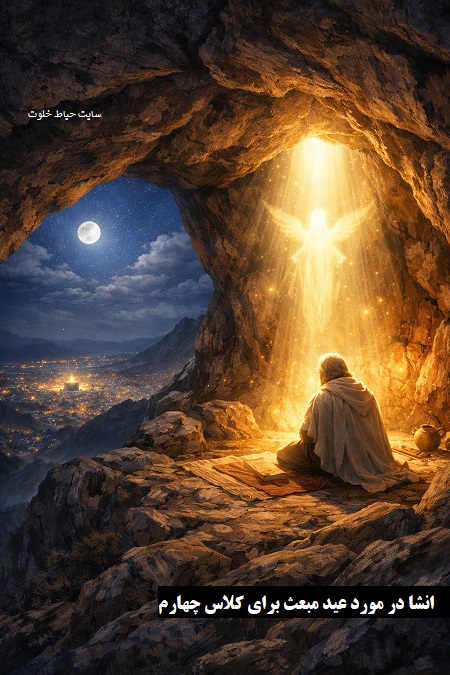 انشا در مورد عید مبعث برای کلاس چهارم انشا در مورد عید مبعث برای کلاس چهارم