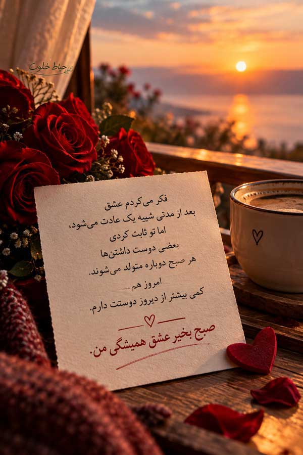 صبح بخیر عشق همیشگی من صبح بخیر عشق همیشگی من