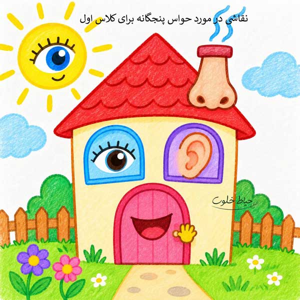 نقاشی در مورد حواس پنجگانه برای کلاس اول نقاشی در مورد حواس پنجگانه برای کلاس اول