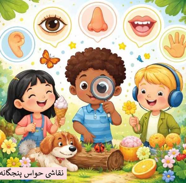 نقاشی حواس پنجگانه نقاشی حواس پنجگانه
